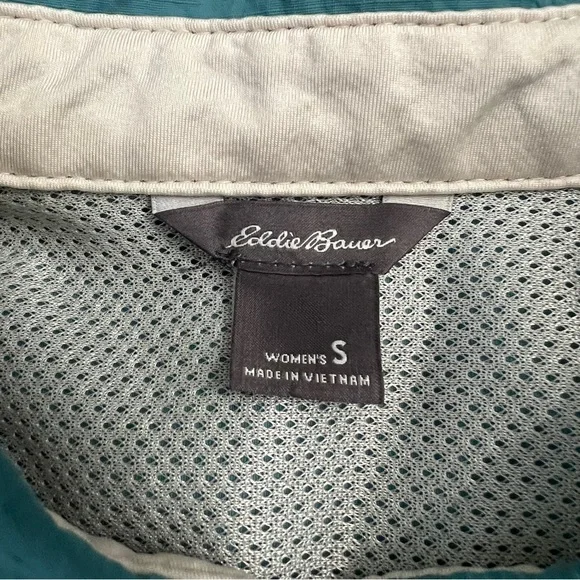 Eddie Bauer Womens Adventurer Pro Teal Field Shirt Size S - Picture 4 of 9